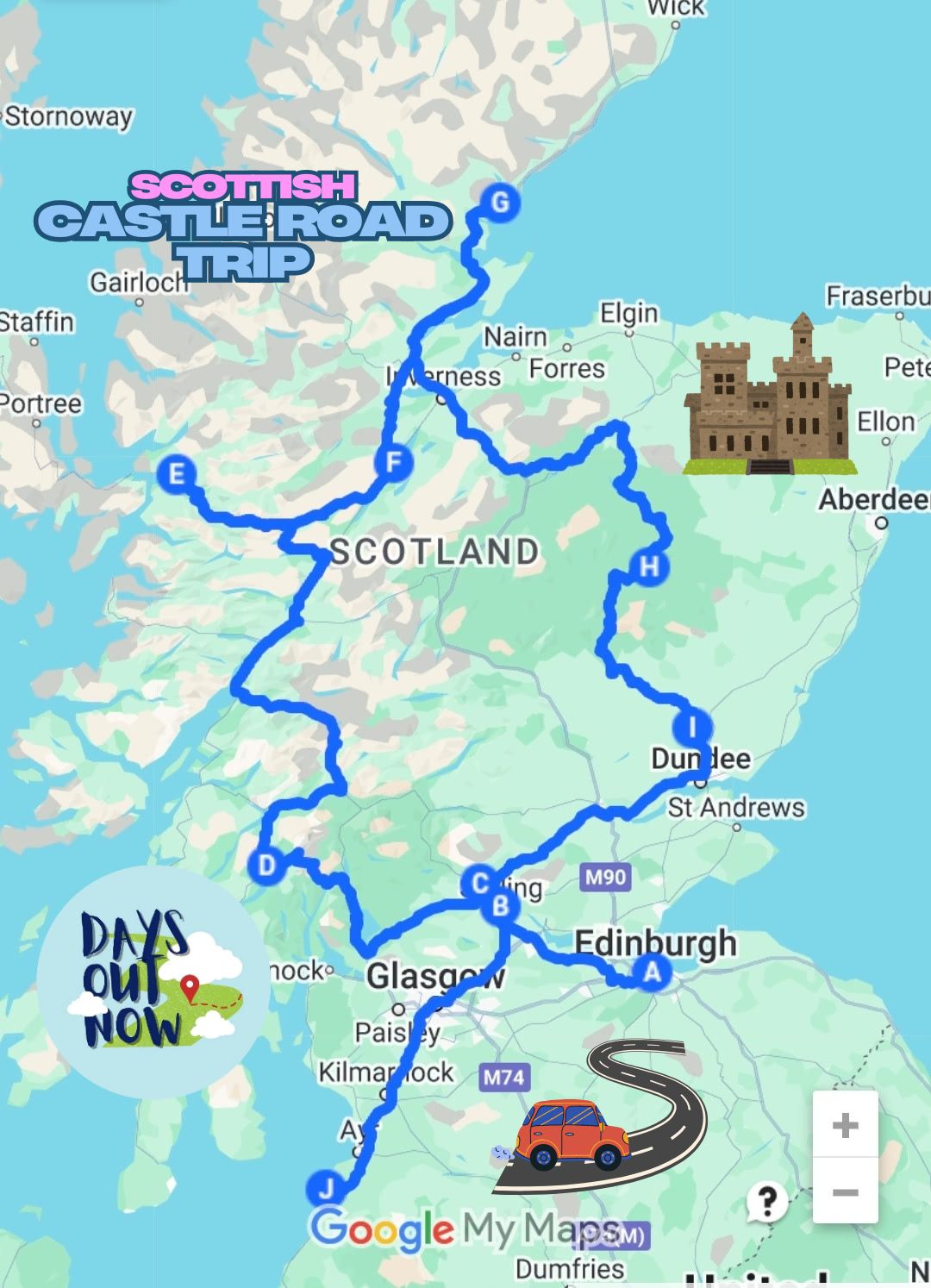 Scottish Castle Road Trip