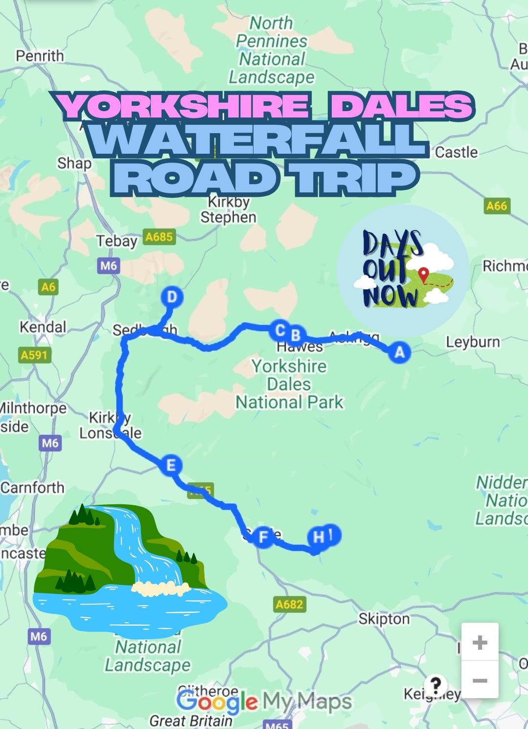 Yorkshire Dales Waterfall Road Trip