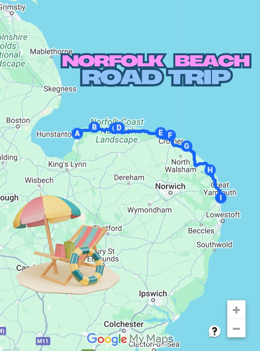 Norfolk Beach Road Trip