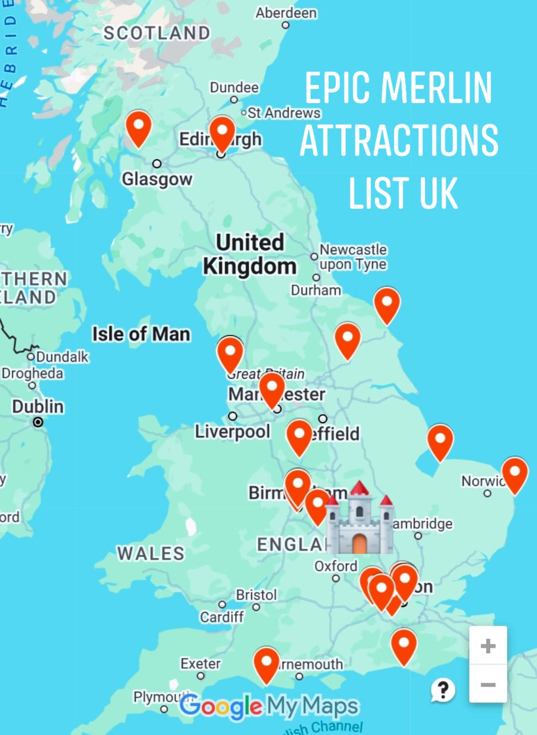 Huge Merlin Attraction List