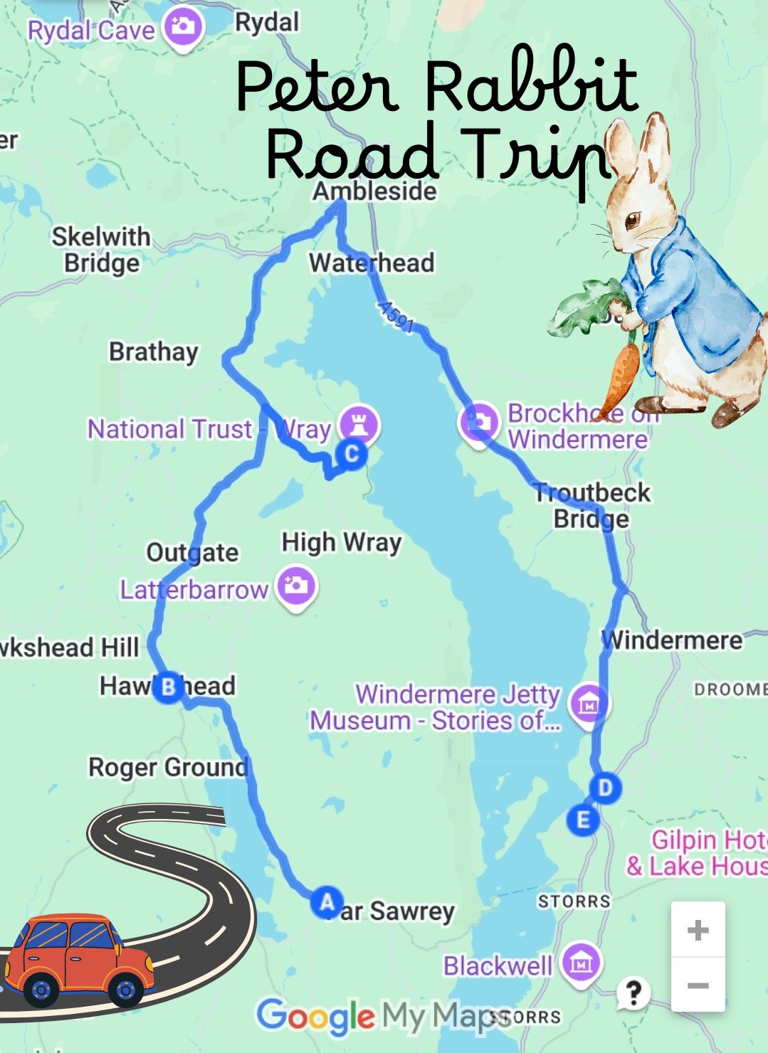 Peter Rabbit Road Trip – Lake District