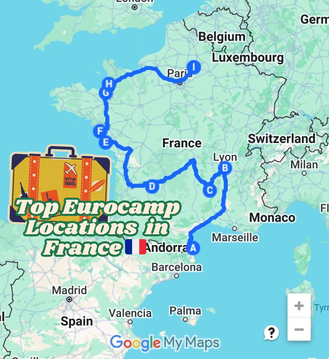 Top Eurocamp Locations in France
