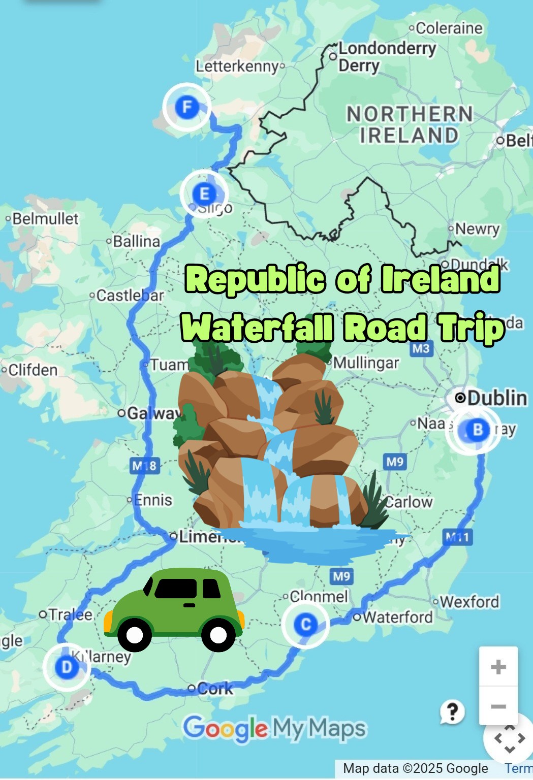 The Ultimate Republic of Ireland Waterfalls Road Trip