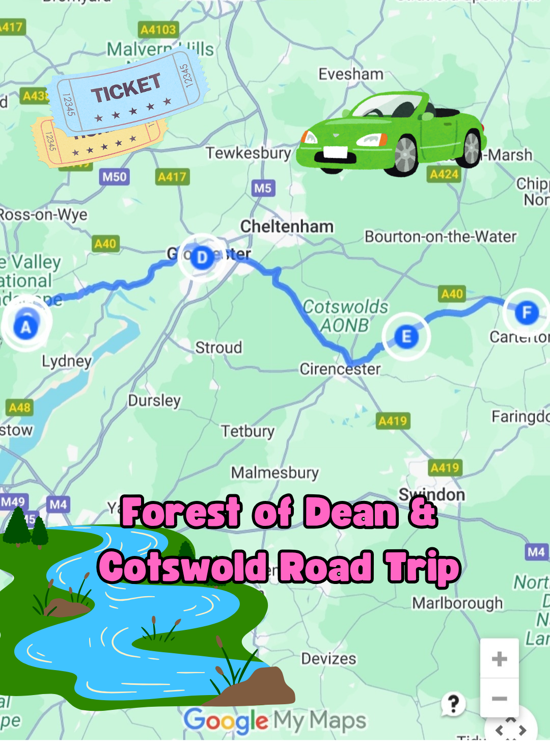 Forest of Dean & Cotswold Road Trip