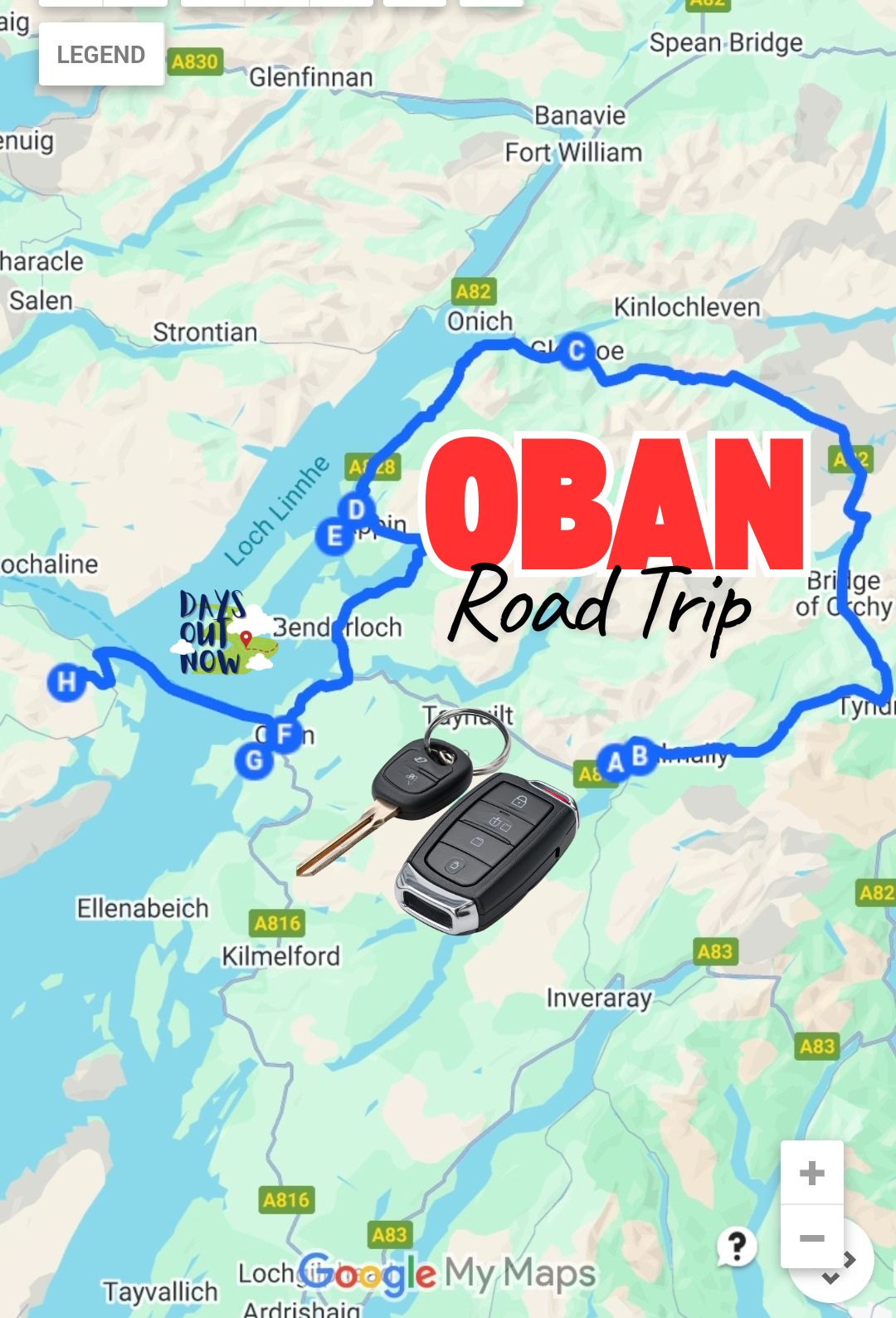 Oban Road Trip Loop