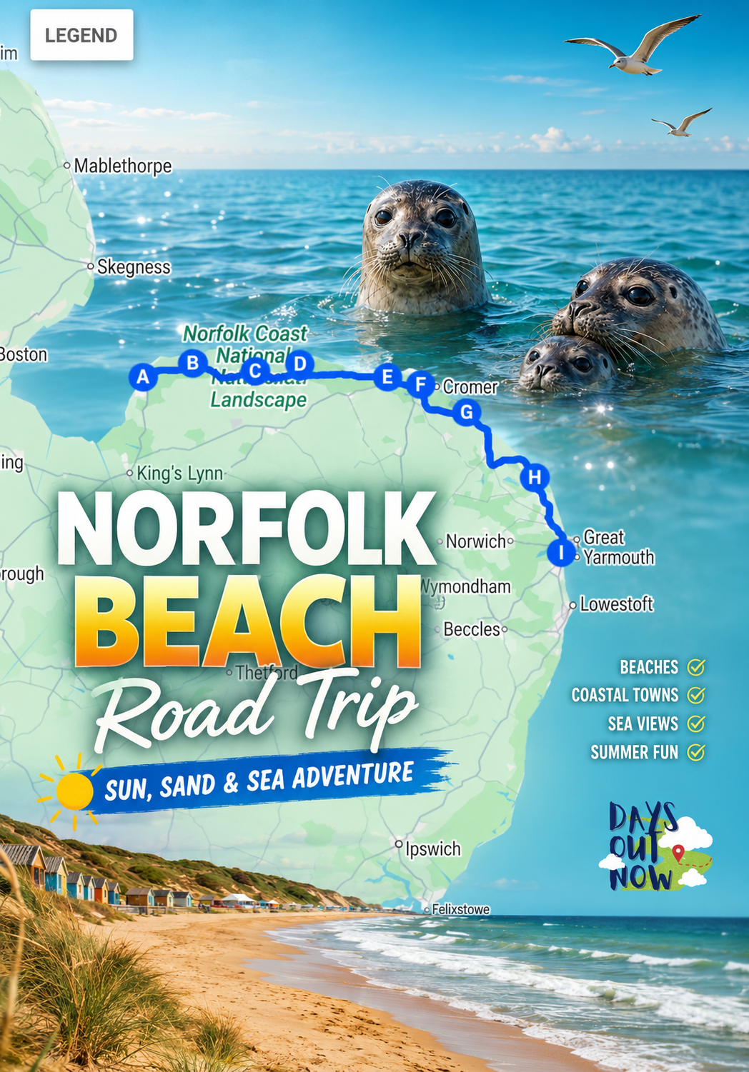 Norfolk Beach Road Trip