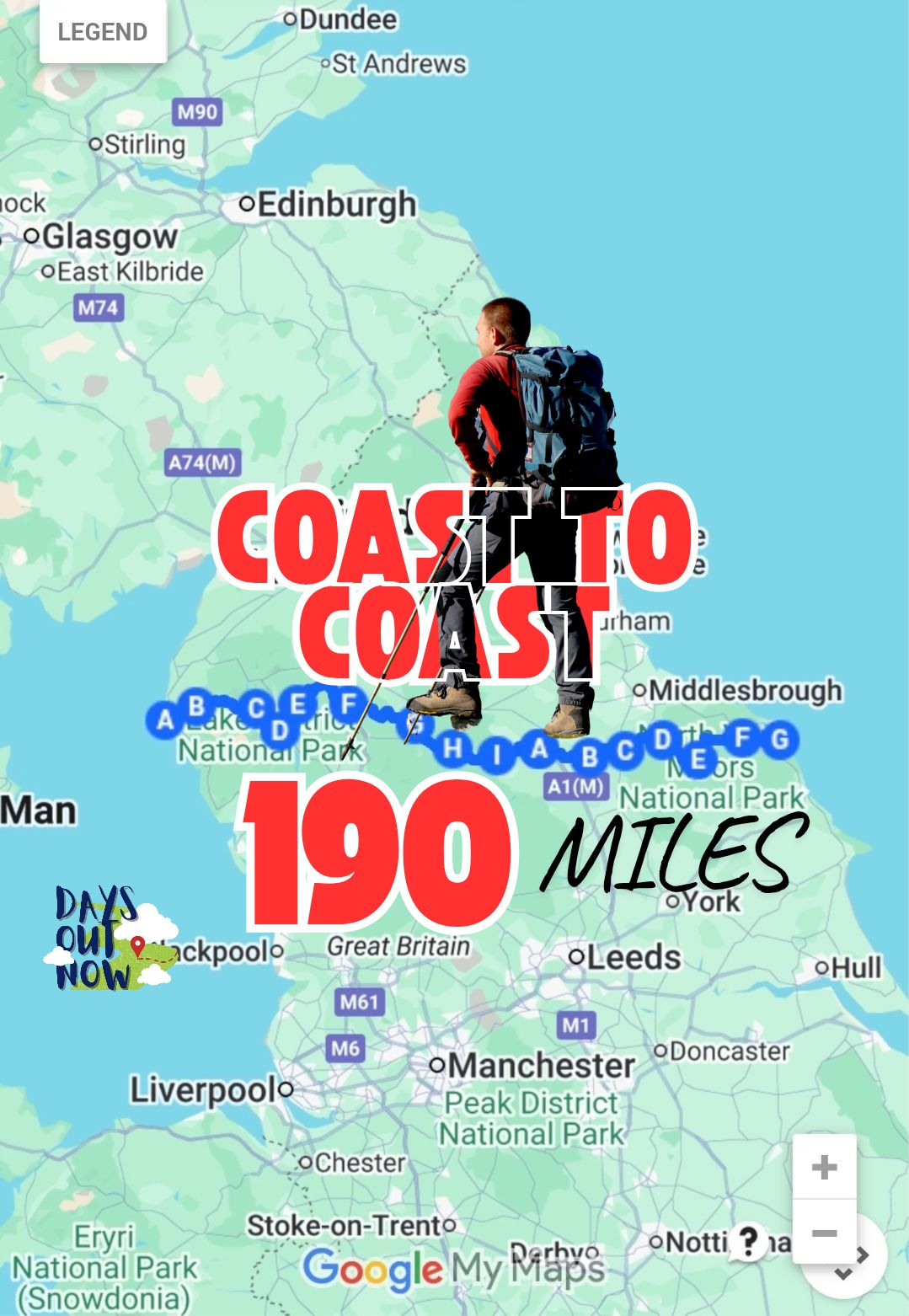 Coast to Coast 190 Mile Hike