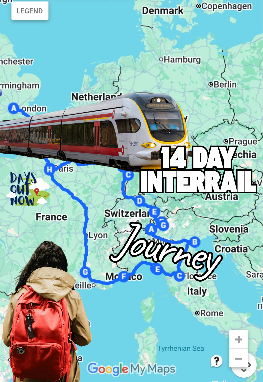 A 14‑Day Interrail Journey Through Europe