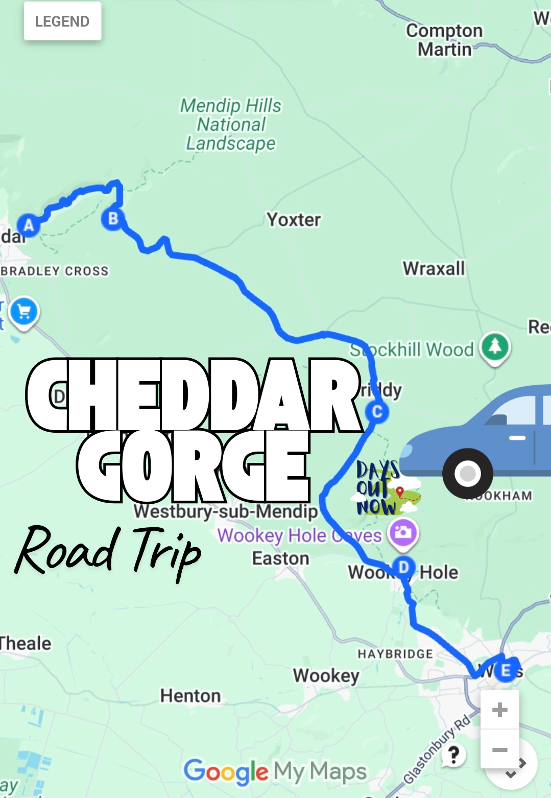 Cheddar Gorge Road Trip
