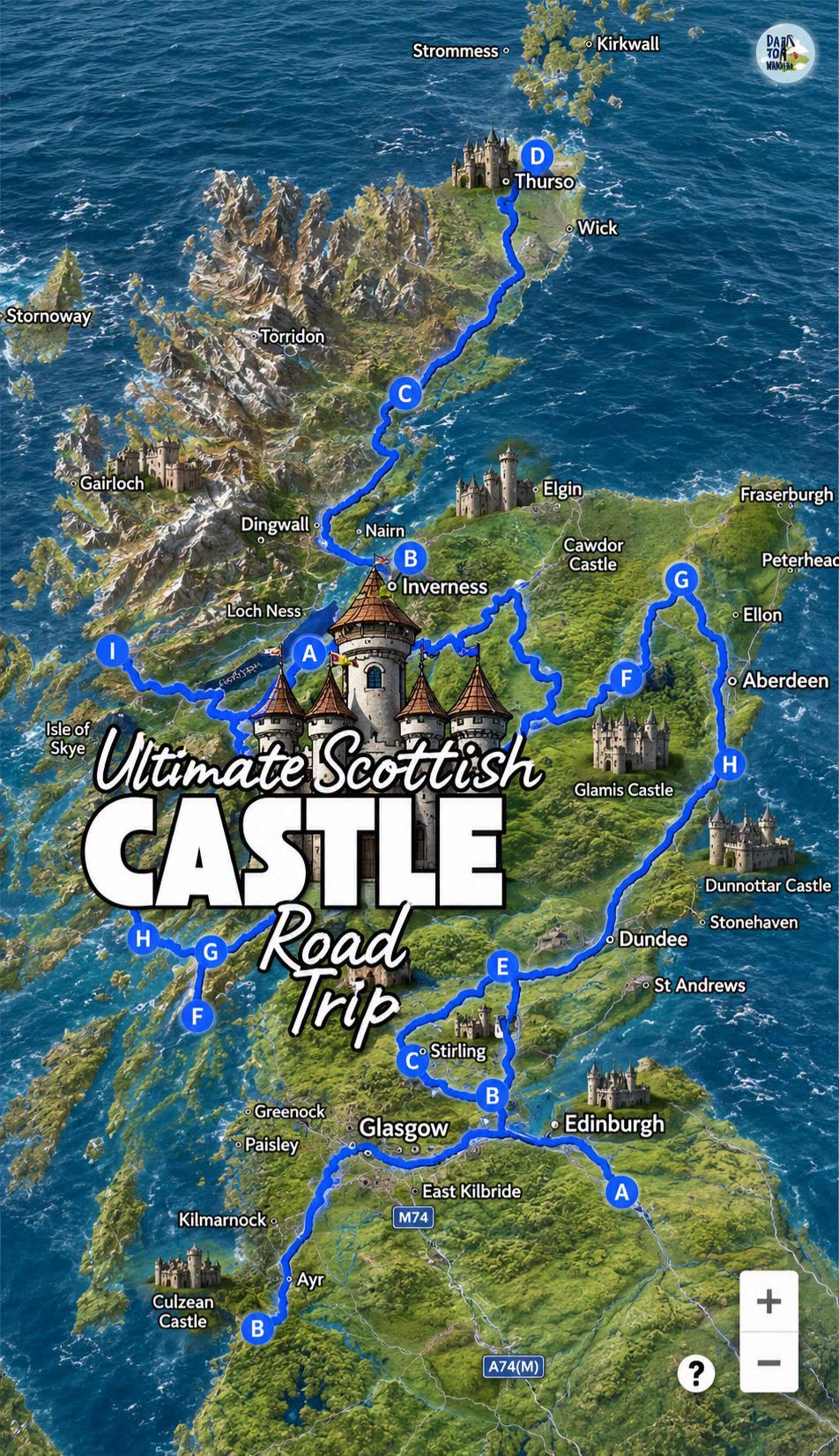 Scotland Castle Road Trip
