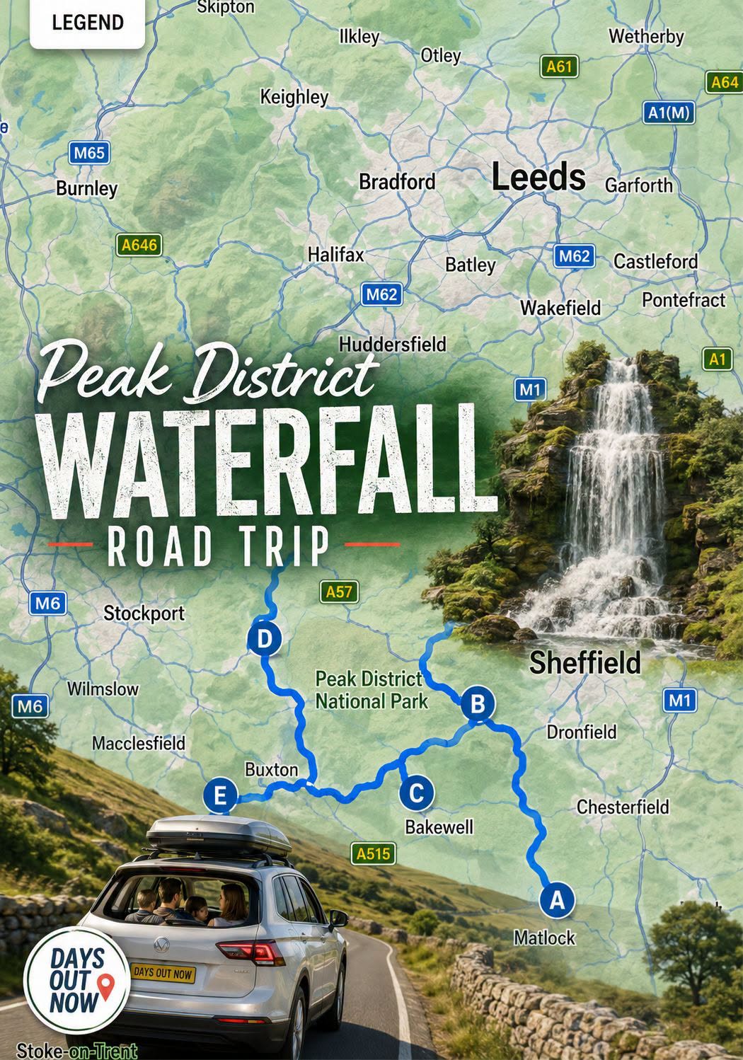 Peak District Waterfall Road Trip