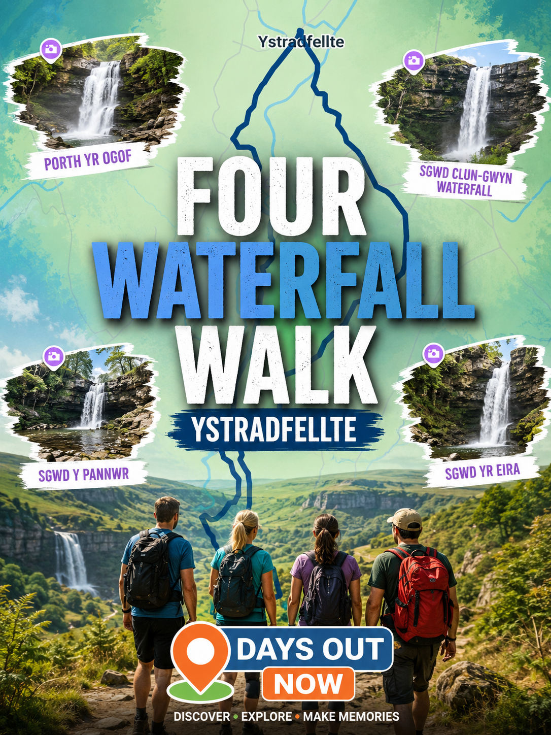 Four Waterfall Walk Ystradfellte