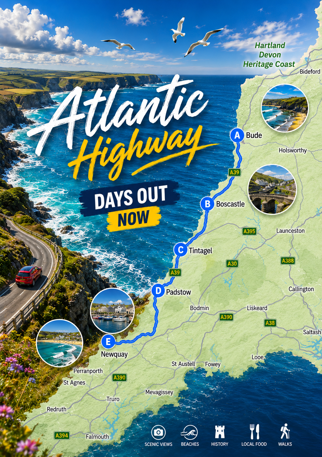 Atlantic Highway (A39) Road Trip