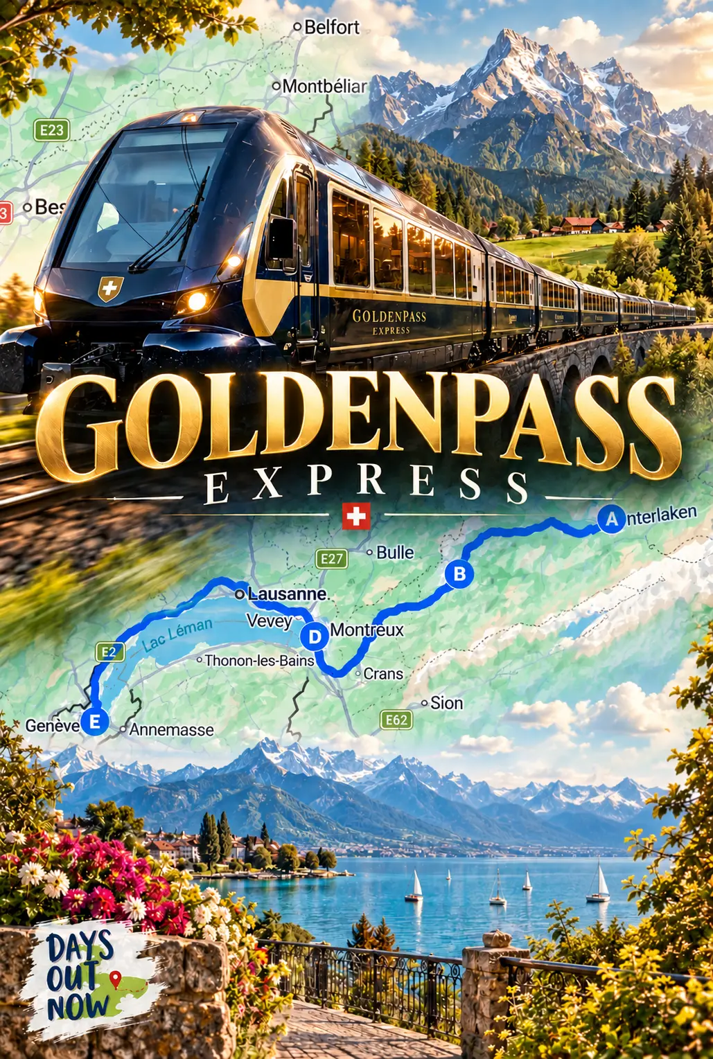 GoldenPass Express to Lake Geneva: A 5-Day Swiss Rail Trip